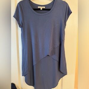 Women’s Express, short sleeve, high low shirt